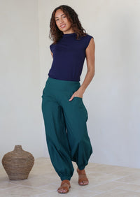 Acapulco Pants Deep Lagoon