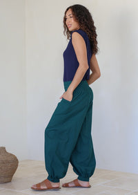 Acapulco Pants Deep Lagoon