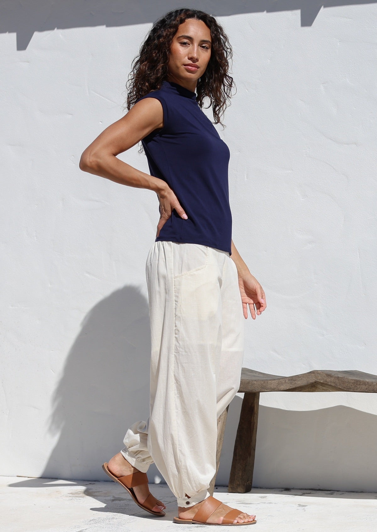 Acapulco Pants Natural White