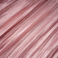 Alchimie Pink Glossy Pleated Maxi Dress