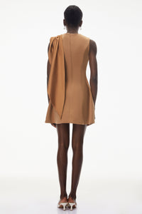 Alice Brown Asymmetrical Draped Mini Dress