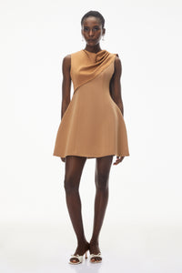 Alice Brown Asymmetrical Draped Mini Dress