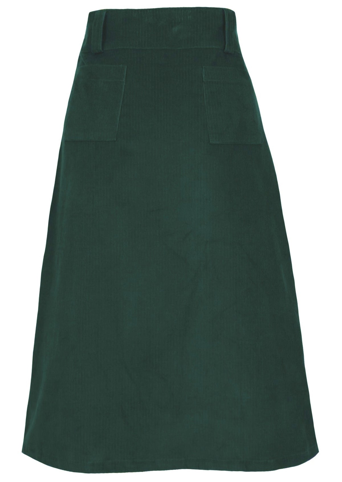 Belt Loop Corduroy Skirt Botanical Garden