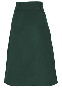 Belt Loop Corduroy Skirt Botanical Garden