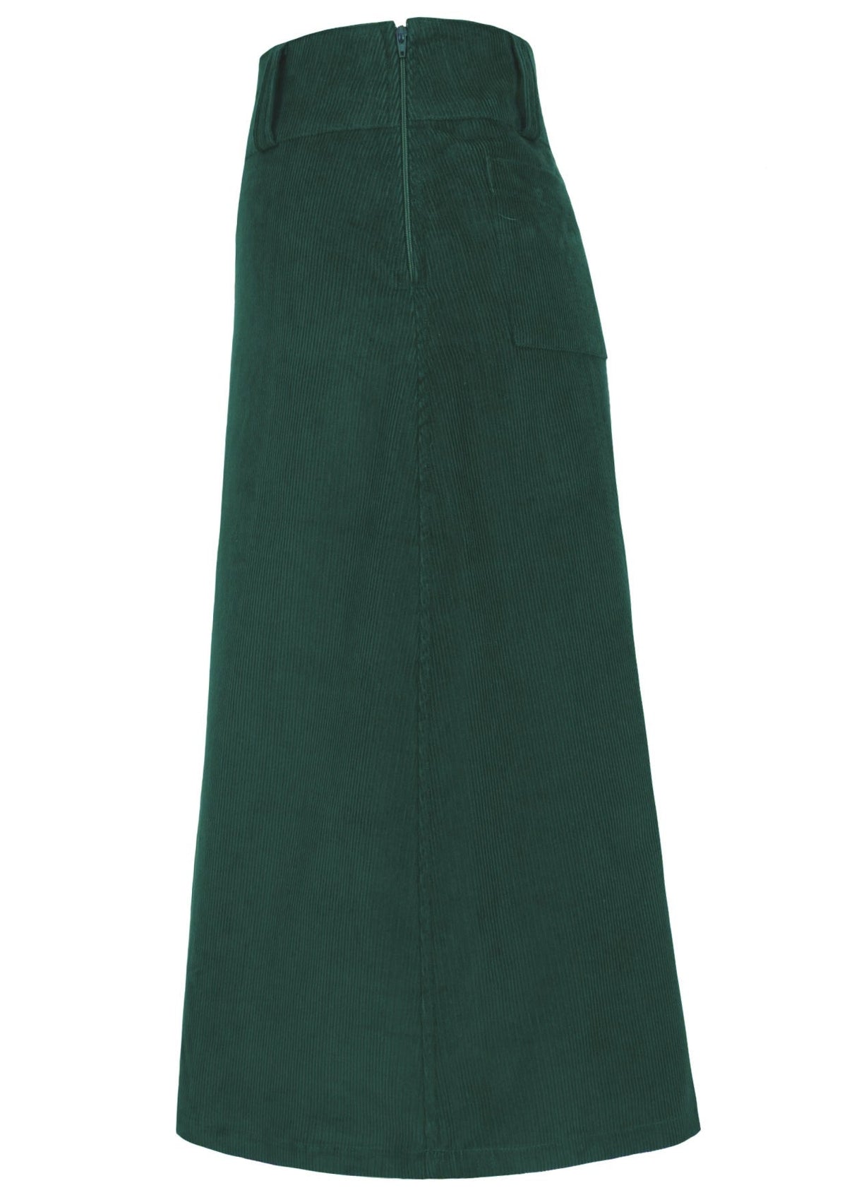 Belt Loop Corduroy Skirt Botanical Garden