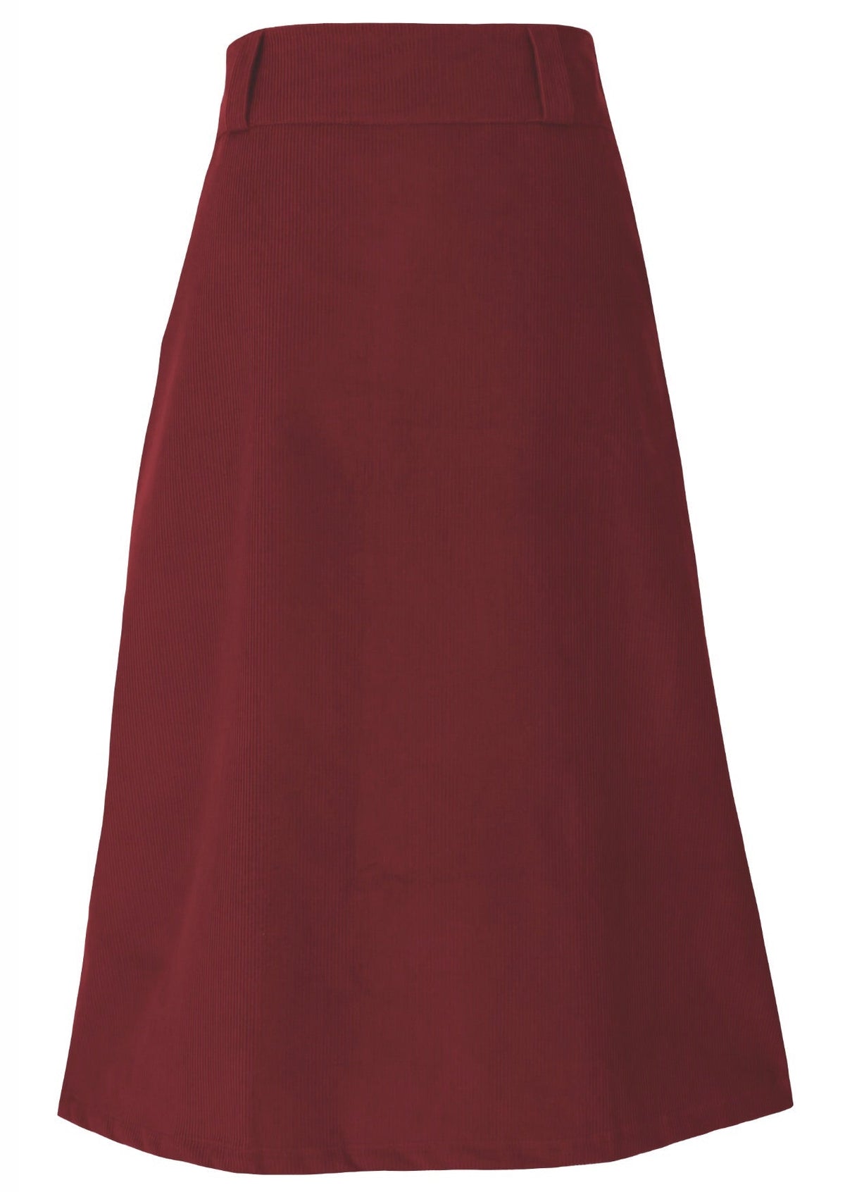 Belt Loop Corduroy Skirt Cabernet