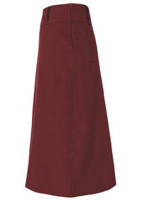 Belt Loop Corduroy Skirt Cabernet