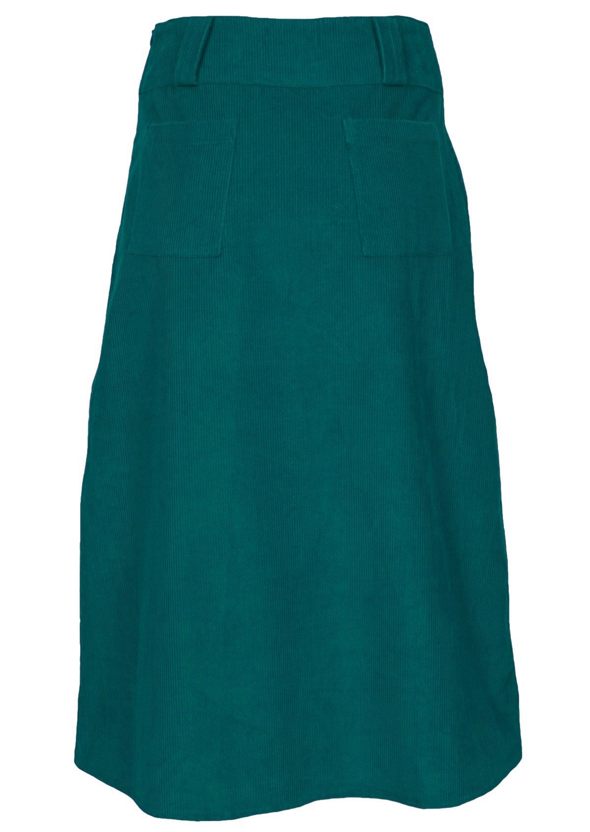 Belt Loop Corduroy Skirt Everglade