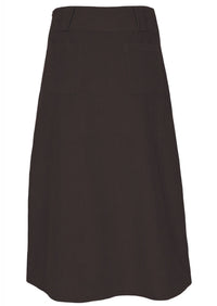 Belt Loop Corduroy Skirt Ganache