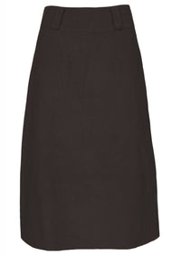 Belt Loop Corduroy Skirt Ganache