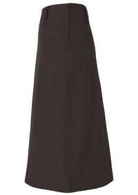 Belt Loop Corduroy Skirt Ganache