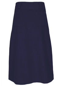Belt Loop Corduroy Skirt Maritime Blue
