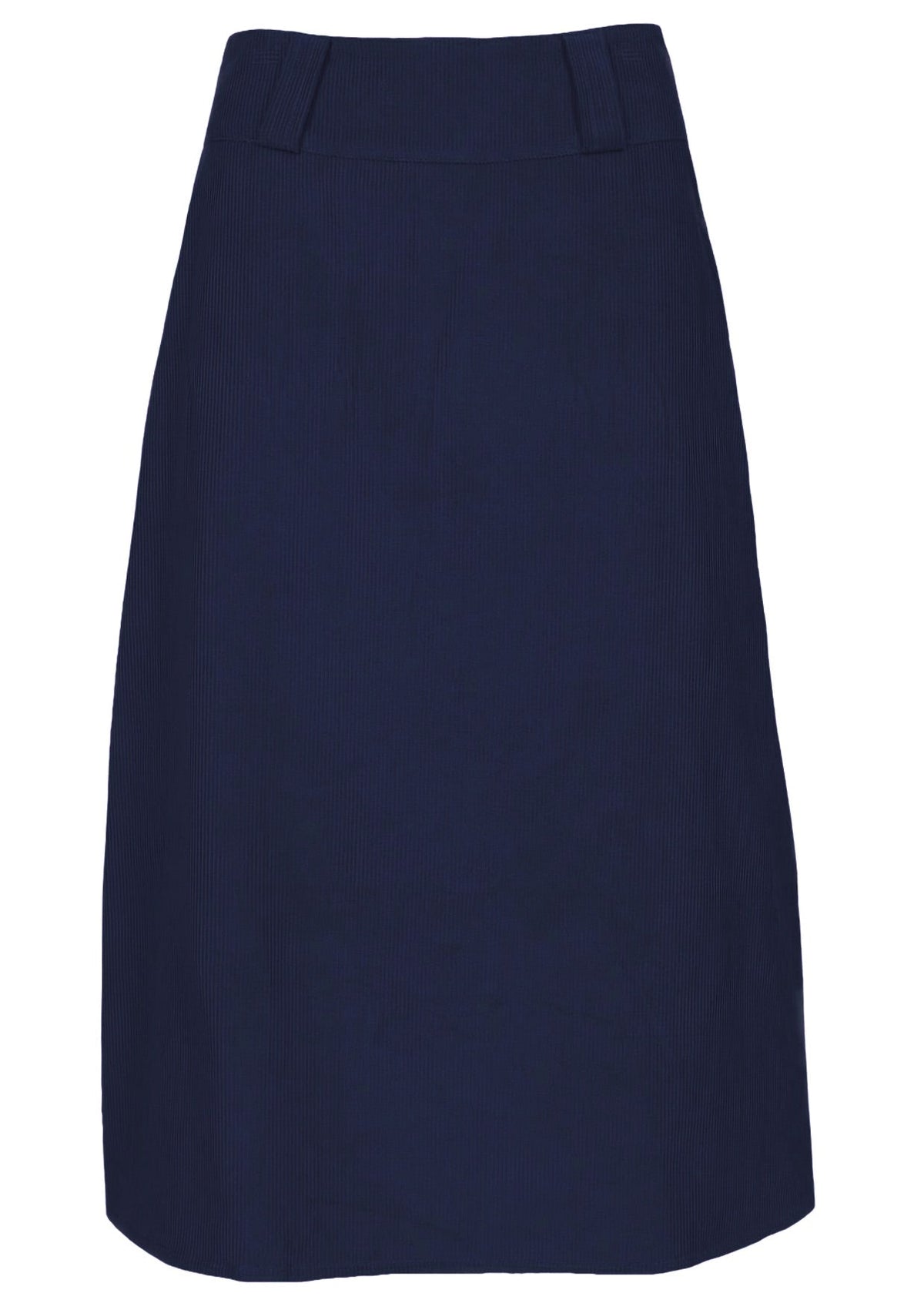 Belt Loop Corduroy Skirt Maritime Blue