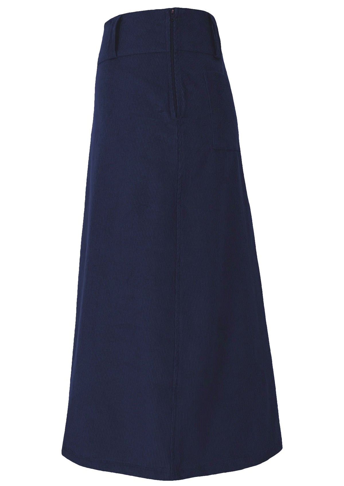 Belt Loop Corduroy Skirt Maritime Blue