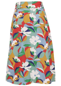 Belt Loop Skirt Tallow Wood