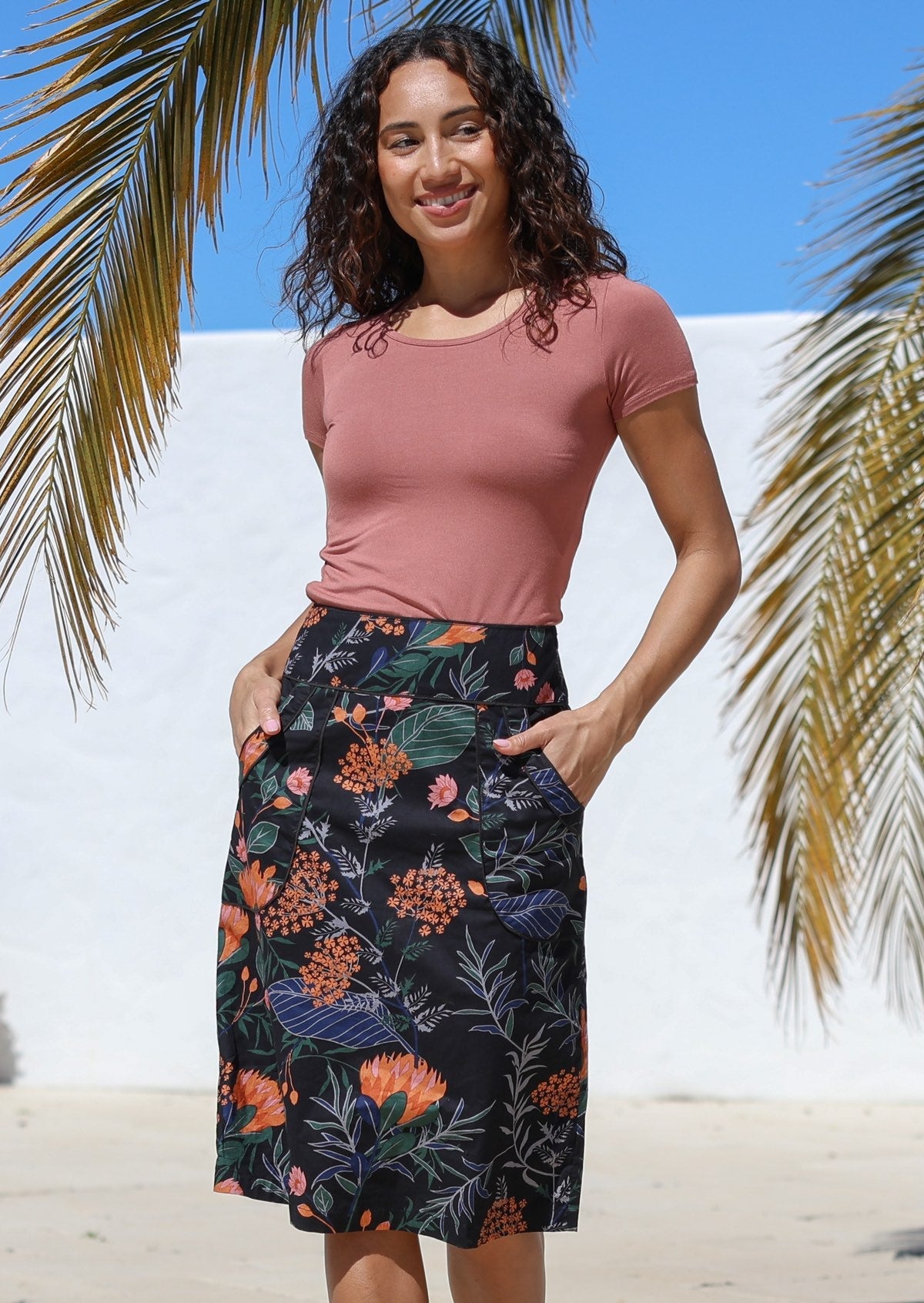 Bridgette Skirt Queen Protea