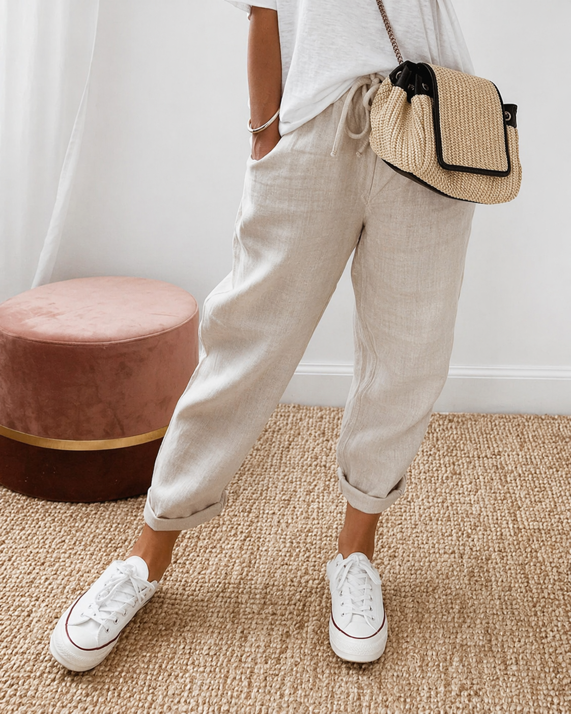LINAE™ | Casual Relaxed-Fit Trousers