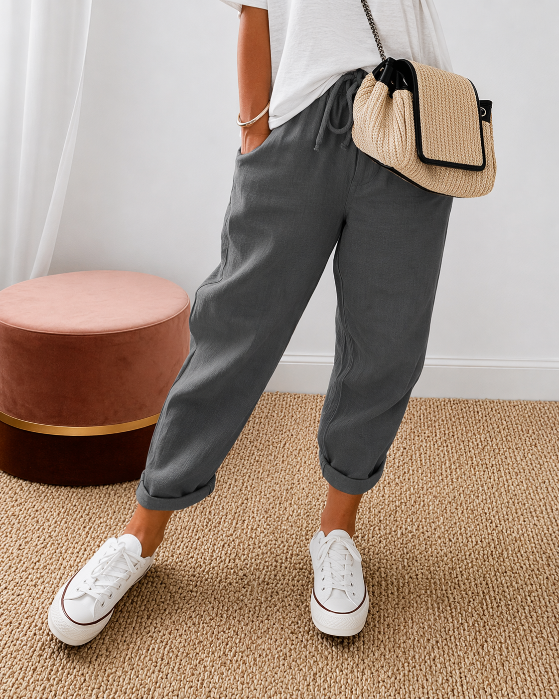 LINAE™ | Casual Relaxed-Fit Trousers