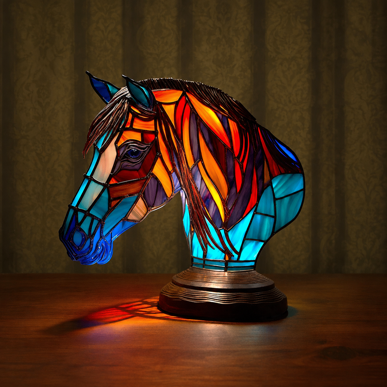Bella Majestic Horse Glow Lamp