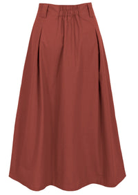Cora Skirt Burnt Henna