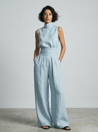 Nuria | Minimalist Sleeveless Top Set