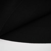 Angèle black off-shoulder knitted mini dress