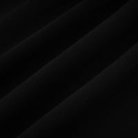 Angèle black off-shoulder knitted mini dress