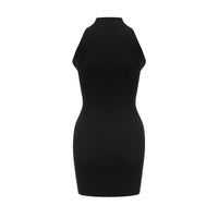 Émilie twist-detail cut-out mini dress