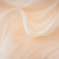 Eugénie Neutral Fully Pleated Ruffled Mini Dress