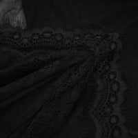 Irène black crossover crystal-embellished maxi dress