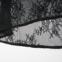 Irène black crossover crystal-embellished maxi dress