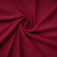 Sylphe Red Asymmetrical Ruched Mesh Maxi Dress