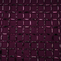 Térébenthine Purple Rhinestone Mesh Maxi Dress