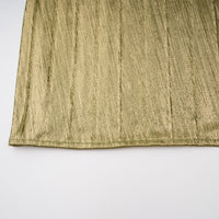 Alchimie Gold Glossy Pleated Maxi Dress