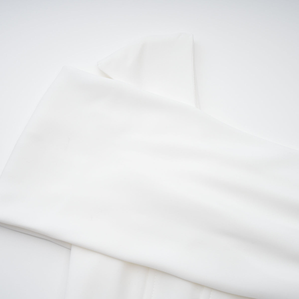 Solara White Draped Midi Dress