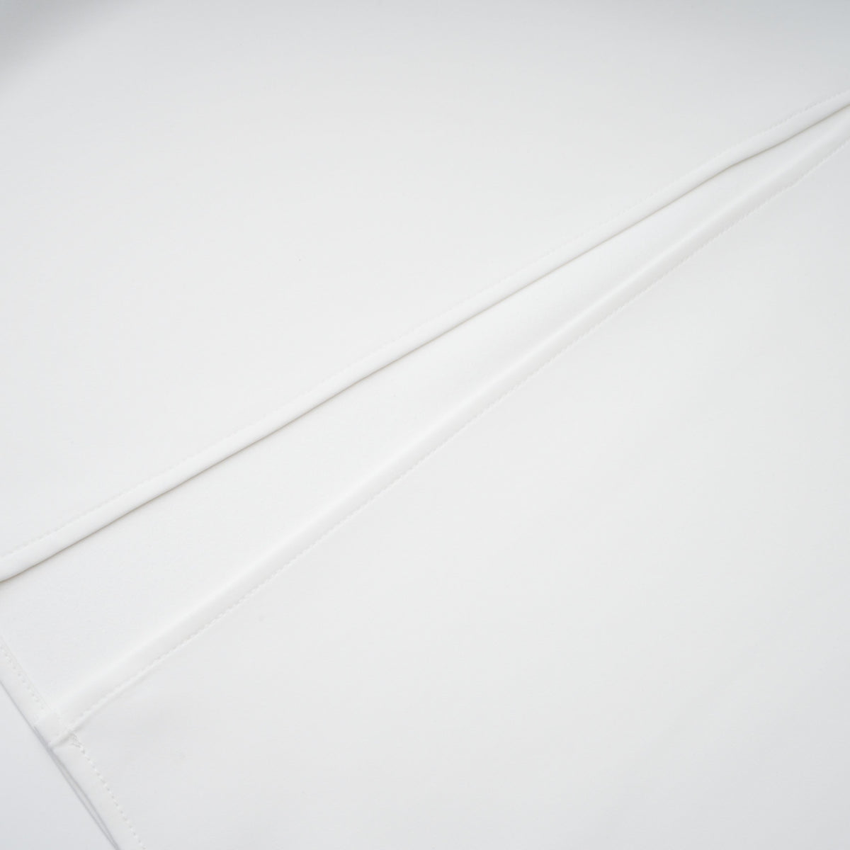 Solara White Draped Midi Dress