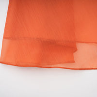 Carrie orange halterneck flounced maxi dress