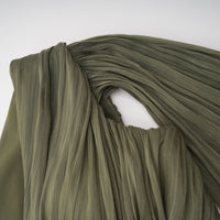 Katrin Green One Shoulder Ruched Maxi Dress