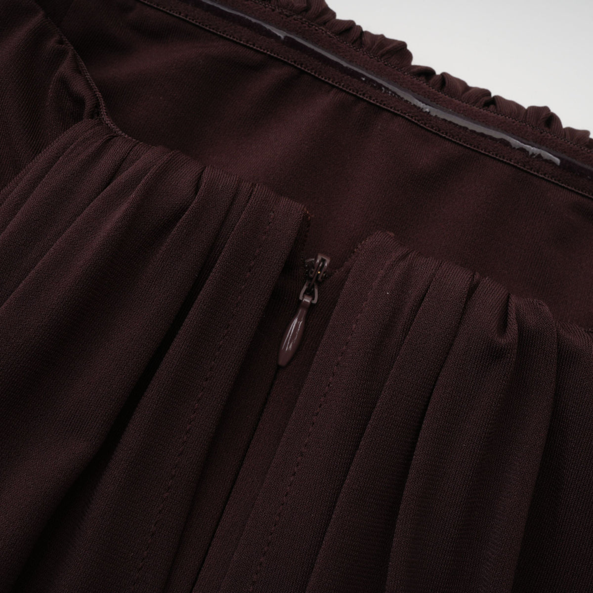 Honoria Chocolate Brown Off Shoulder Maxi Dress