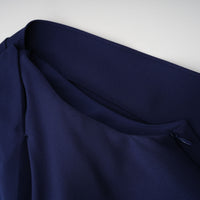 Melokuhle Navy Blue Ribbon Design Midi Dress