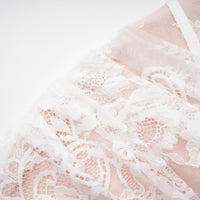 Margherita White Floral Lace Dress & Skirt Set