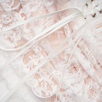 Margherita White Floral Lace Dress & Skirt Set