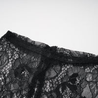 Alvaro Black Lace Shawl & Dress Set