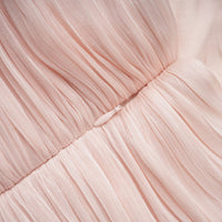 Bernice Pink Glossy Cape & Dress Set