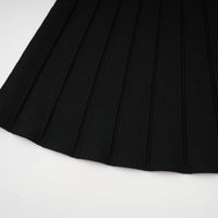 Justine black off-shoulder bow knit mini dress