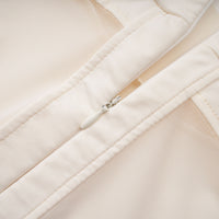 Harriet White Cut Out Ruched Maxi Dress
