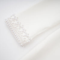 Bernadette White Faux Pearl Mini Dress