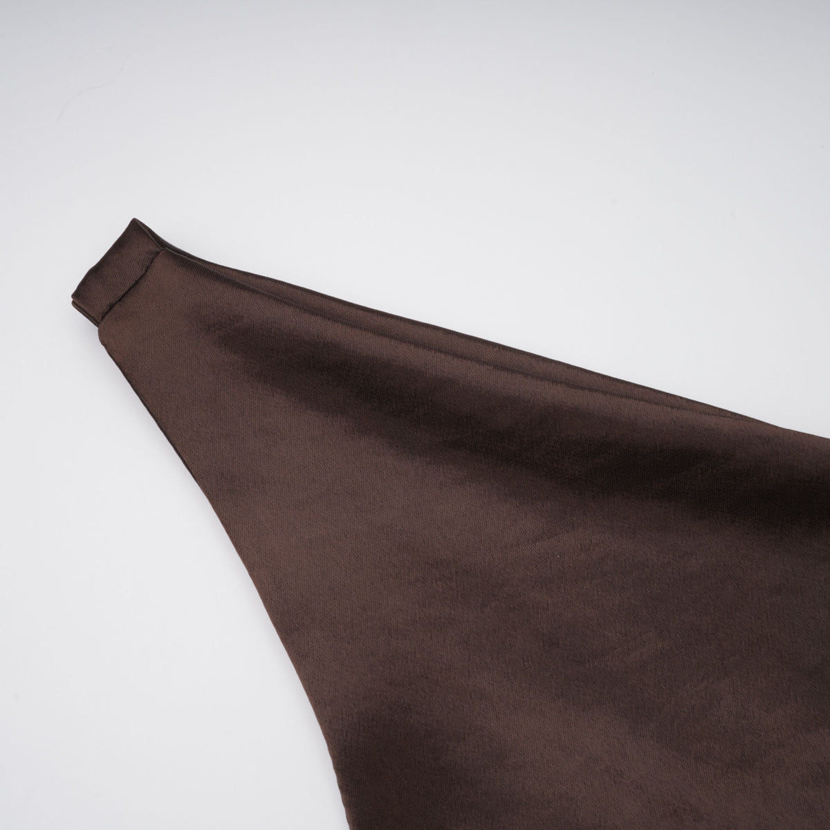 Pernilla Brown One Shoulder Satin Mini Dress