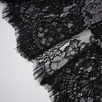 Ava Black Lace Panel Sequined Maxi Dress