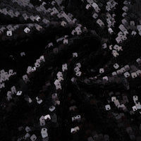 Ava Black Lace Panel Sequined Maxi Dress